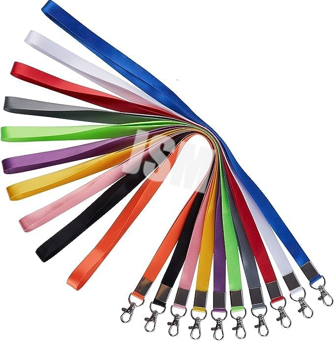 Image of 24mm or 1 inch thick Lanyards with Badge Clip
