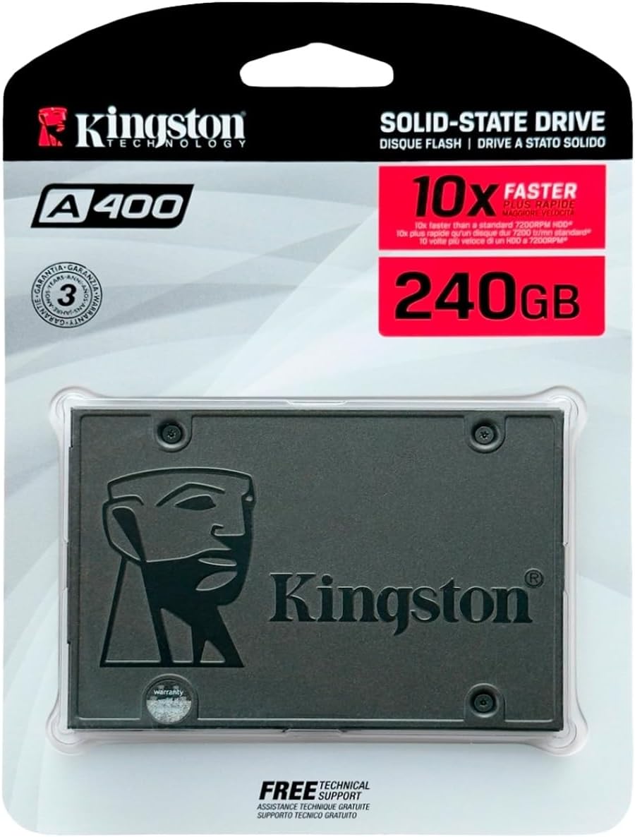 SSD 240GB Kingston A400 Review: Testado por 30 dias em home office