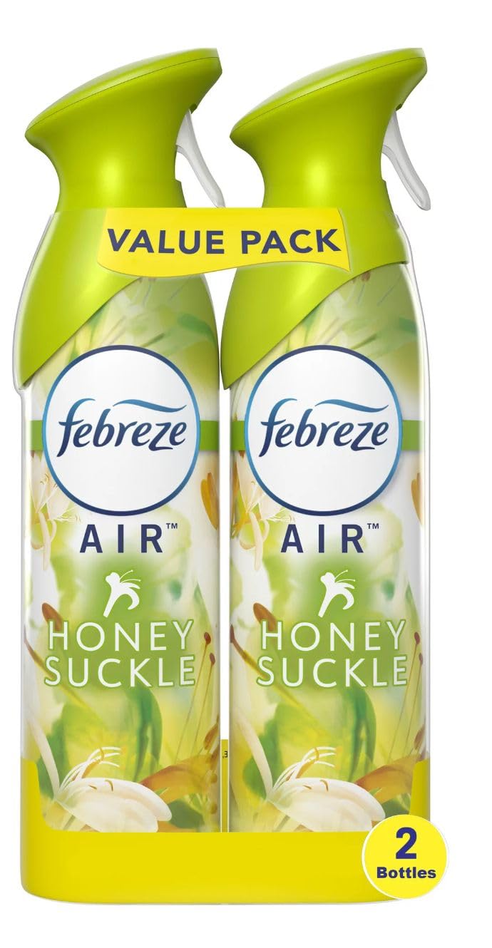 Febreze Air Freshener Odor Fighting Spray Honey Suckle Limited Edition 8 8 oz Pack of 2 Pack