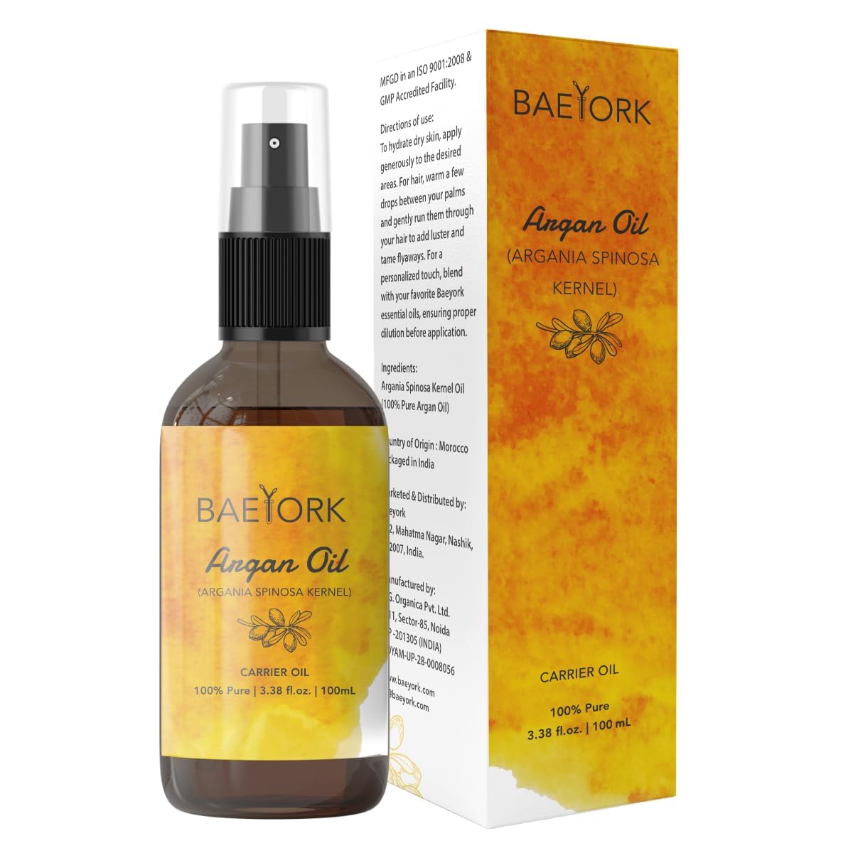 100% Pure Argan Oil 100mL Cold Pressed Moroccan Oil for Skin Hair and Nails Lightweight Moisturizing Nourishing |PETA Certified Cruelty-Free-picture-19