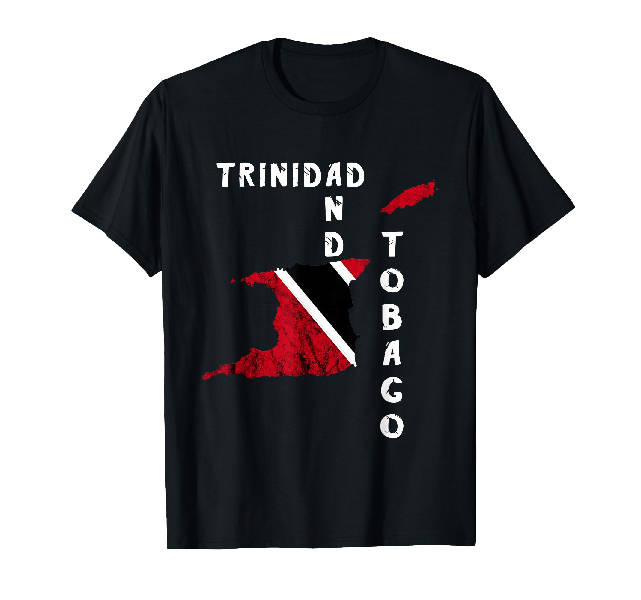 Trinidad and Tobago Map Pride Trinidadian Roots Flag T-Shirt