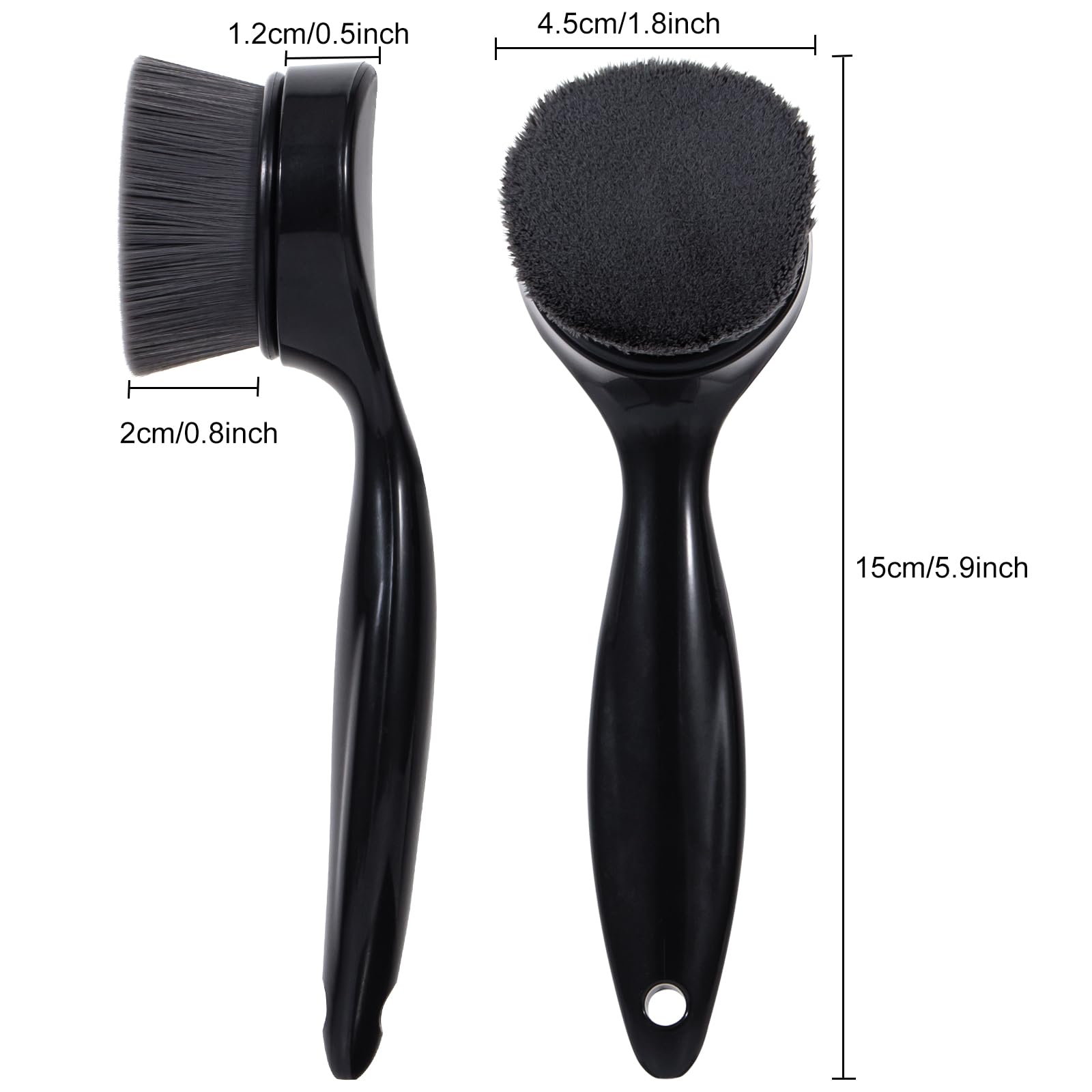 Yebeauty Soft Bristle Face Scrubber, Facial Cleansing Brush with Lanyard - Image 2