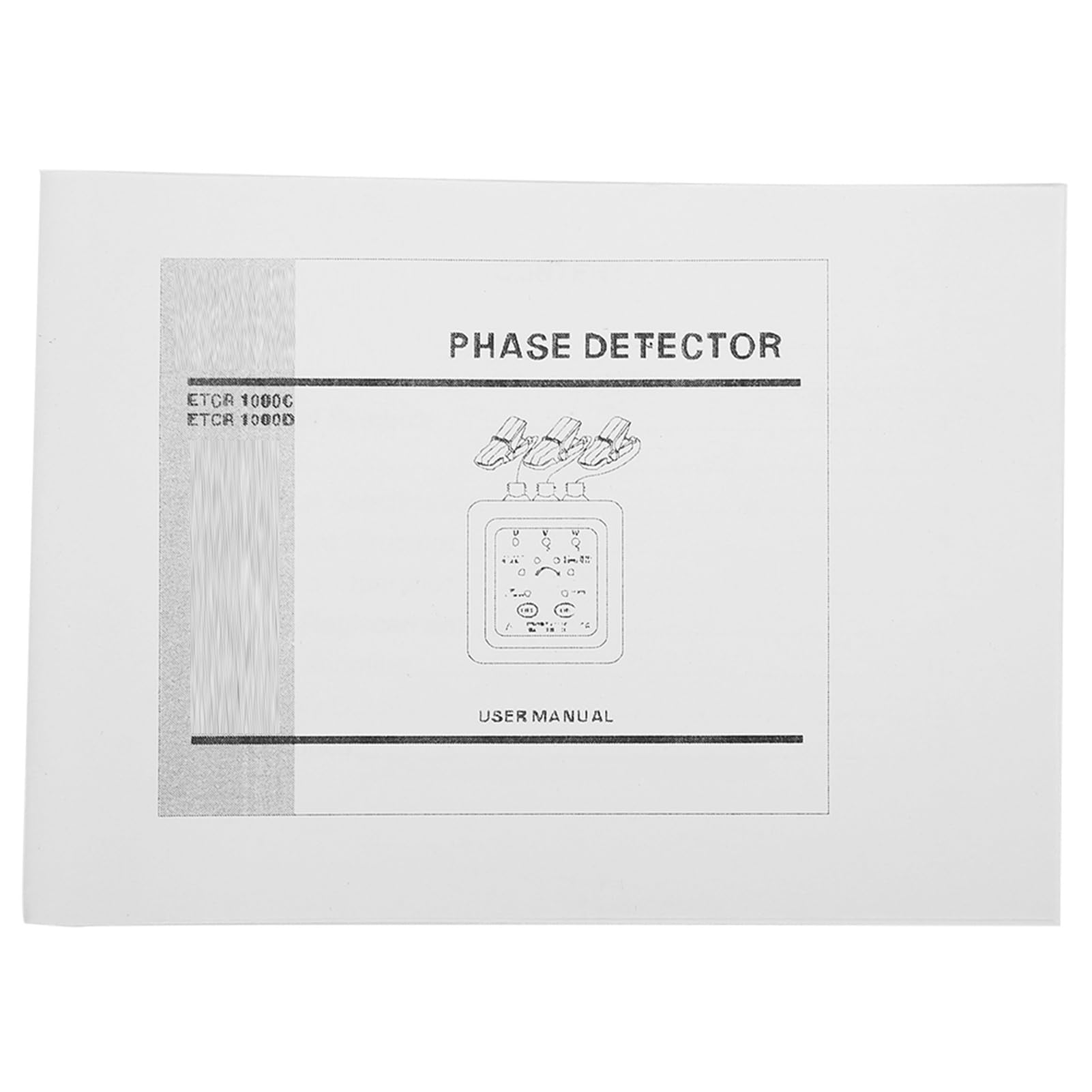 CA 70-1000V ETCR1000C Detector de secuencia de fase sin contacto Medidor de fase de base magnética Probador de rotación de fase sin contacto