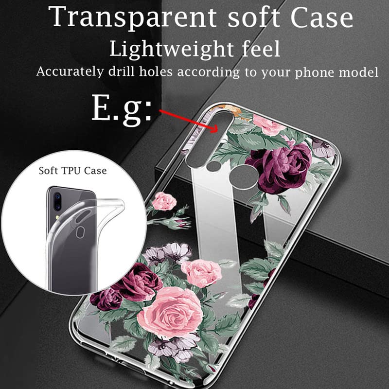 WXPPJ Custodia per Doogee V20 5G, Anti-Ingiallimento Gel