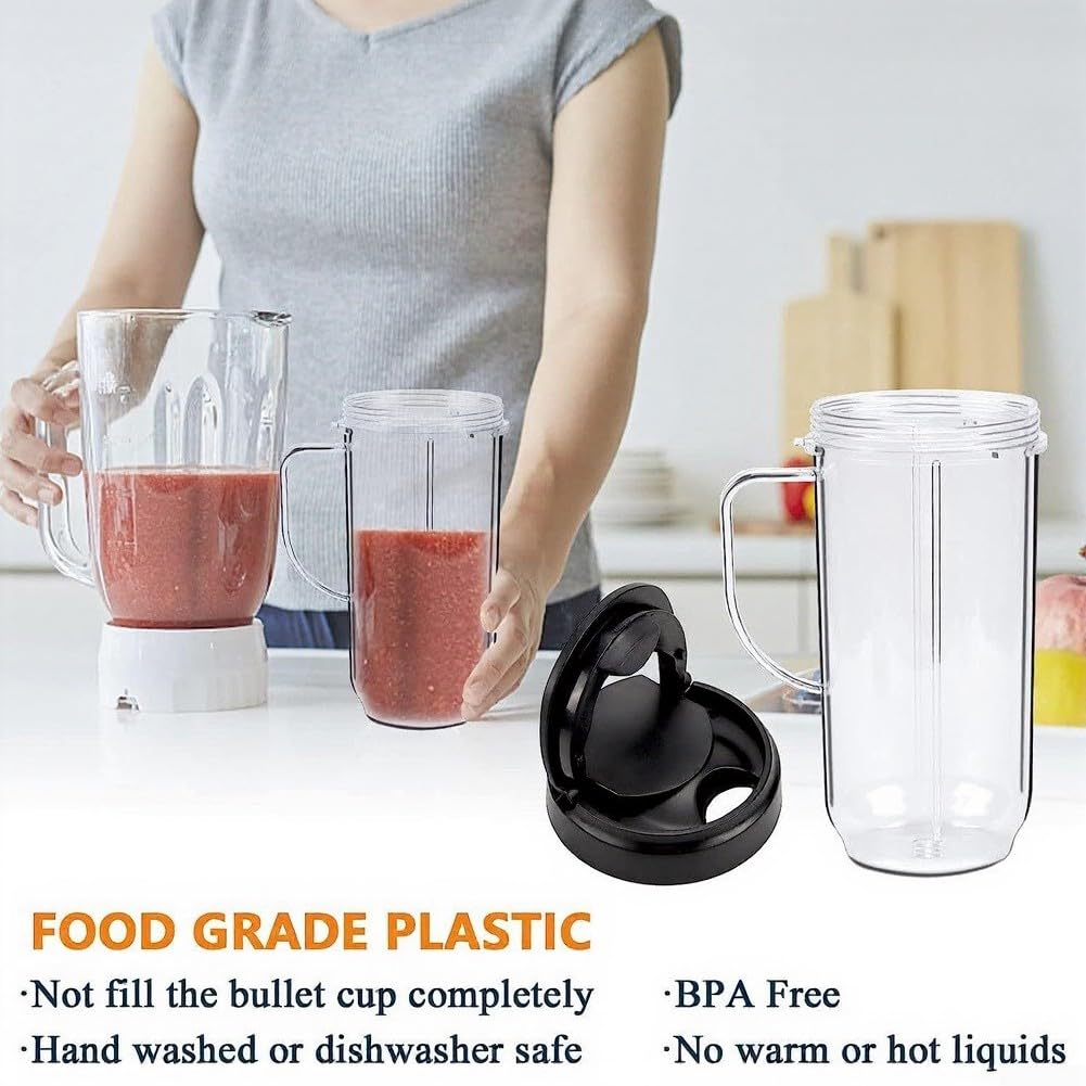 Tappo a Scatto per Bicchiere 600ml Plastica Tappo a Scatto per(7)