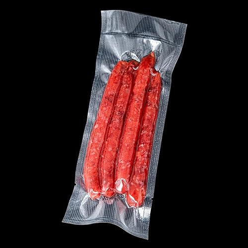 Miniatura 5 de Bolsas transparentes al vacío para guardar alimentos, bolsa selladora al vacío con parte superior abierta, bolsa selladora al vacío en relieve,