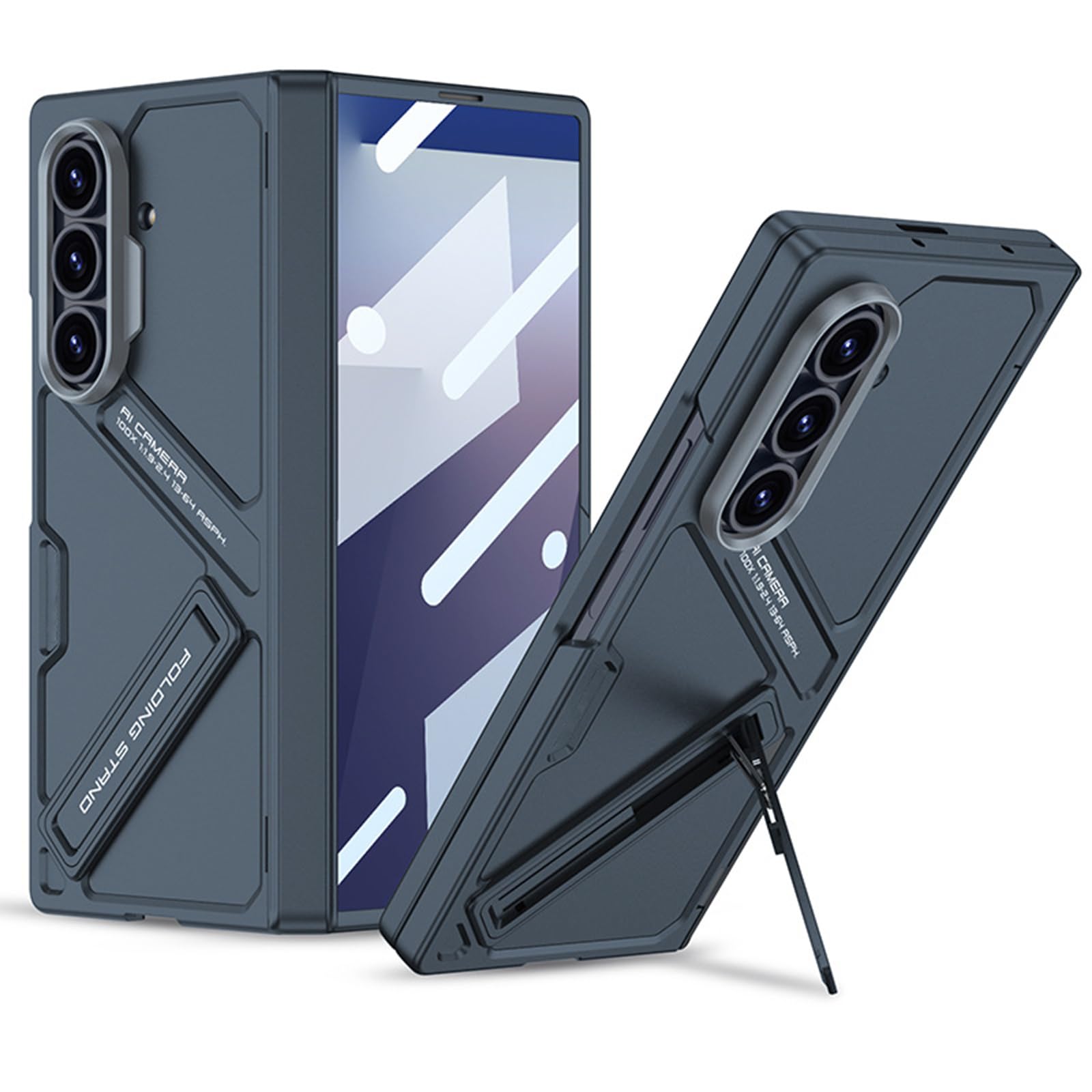 Coque de protection robuste Samsung Galaxy Z Fold 7 premium verte - 8