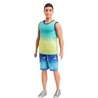 Barbie - Ken Fashionistas n. 236, bambola con capelli neri