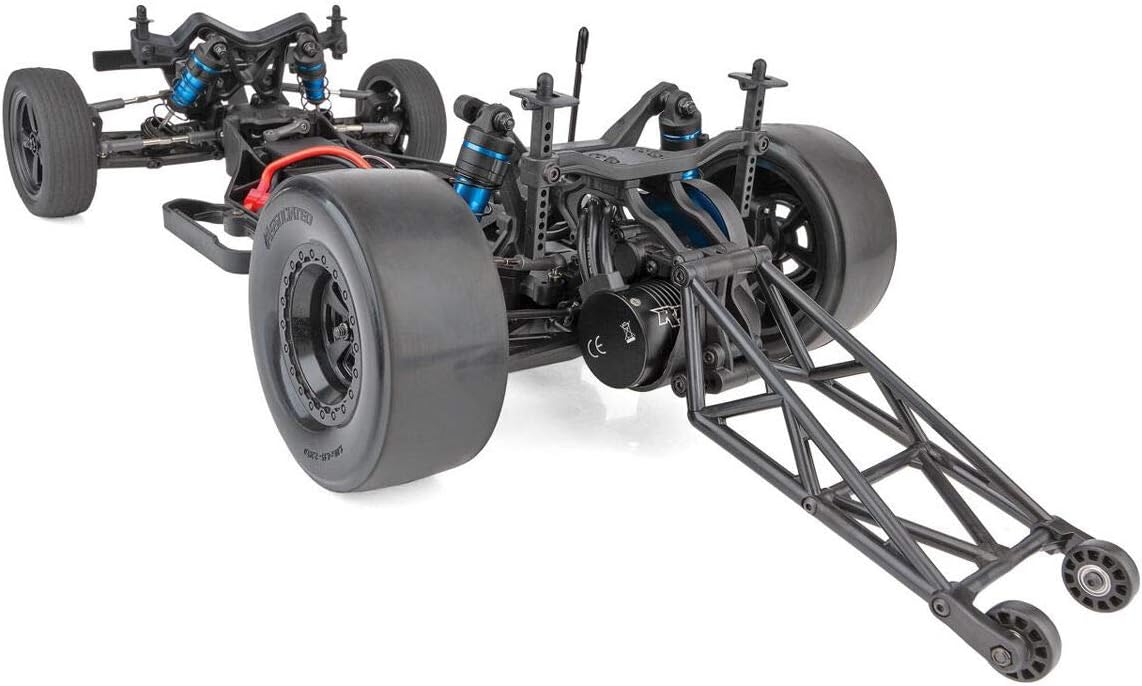 Team Associated 1/10 DR10 2 Wheel Drive Drag Race Car Brushless RTR Ready to Run Purple LiPo Combo ASC70028C