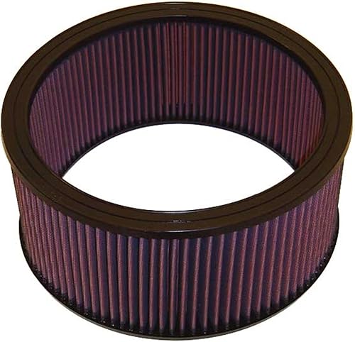 K&N Filtro de aire del motor: reutilizable, limpia cada 75,000 millas, lavable, Premium, Filtro de aire de repuesto para automóvil: compatible con