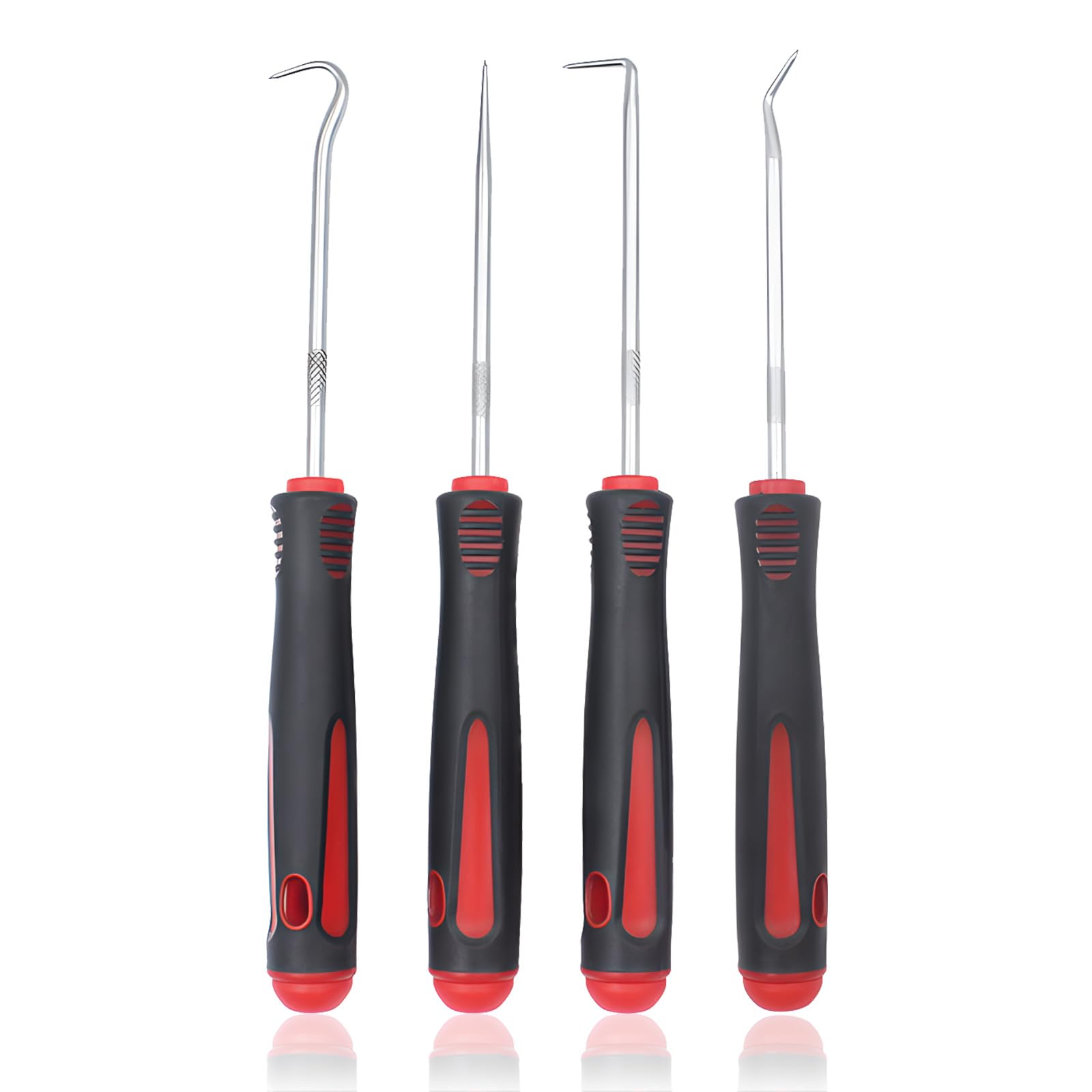 4 PCS Precision Pick and Hook Set, with Bag Professional Puller Removal Hook Set, Shaft Hose Seal Removal Tool, Remover Mechanic Tool for Car Auto Vehicle Repair