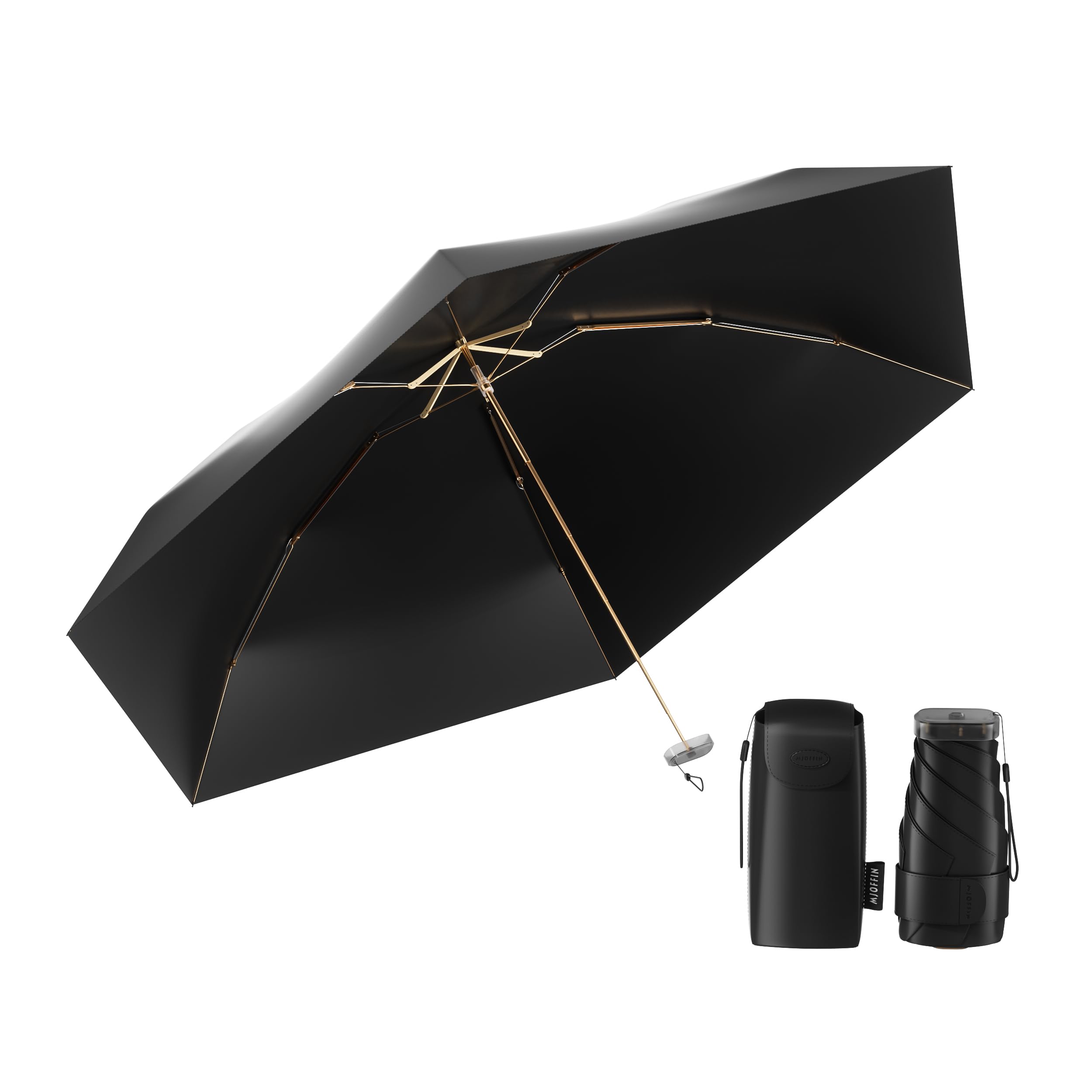 Travel Mini Umbrella, Lightweight&Compact&easy to Fold, Sunshade and UV Protection Umbrella,Windproof sturdy Rain Umbrella, Sunny and Rainy Dual-purpose Umbrella, Reinforced and Upgraded. Rain