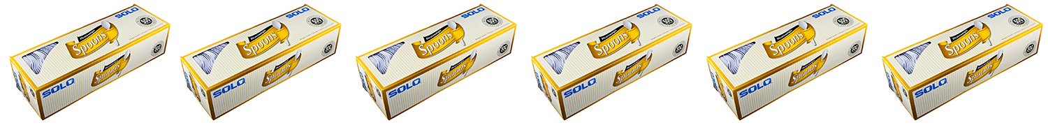 Solo, White Heavyweight Spoons SxuyS 3000 Count