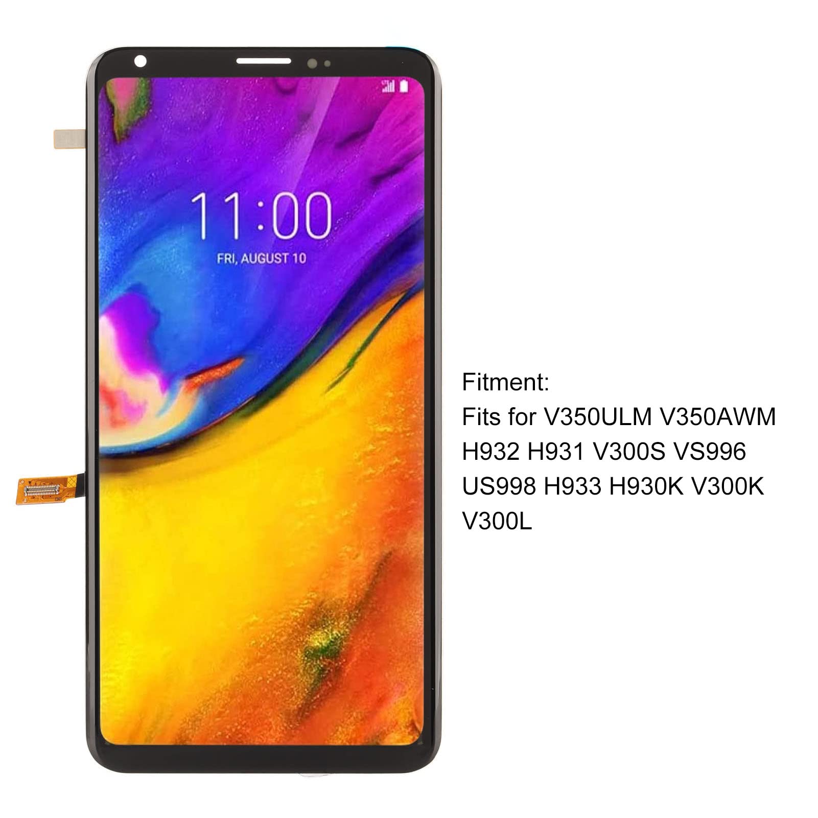 Ausla Wymiana Ekranu LCD dla V30 Plus V35, 6,0 Cala