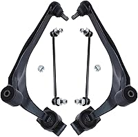 Vista 143 de Detroit Axle - 4 brazos de control traseros para Ford C-Max Focus Mazda 3 5 Volvo C30 C70 S40 V50, 4 brazos de control superior e inferior