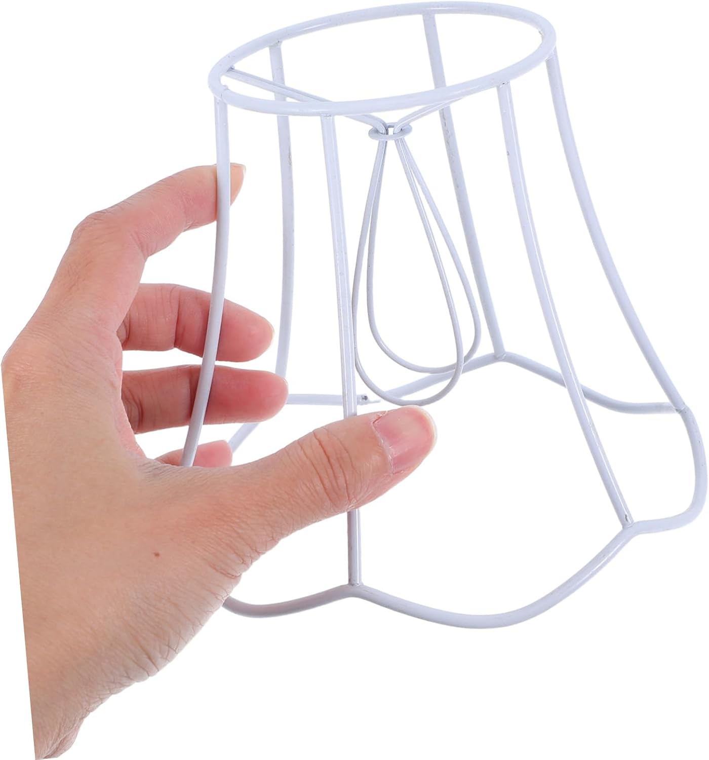 Sturdy Metal Light Bulb Cage for Diy Table Lamp Vintage Lamp Holders Decorative Frame Bulb Holder