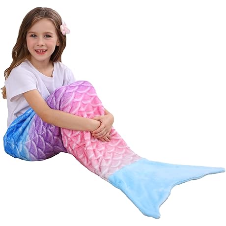 Viviland Mermaid Tail Blanket: Unveil the Magic of Underwater Dreams