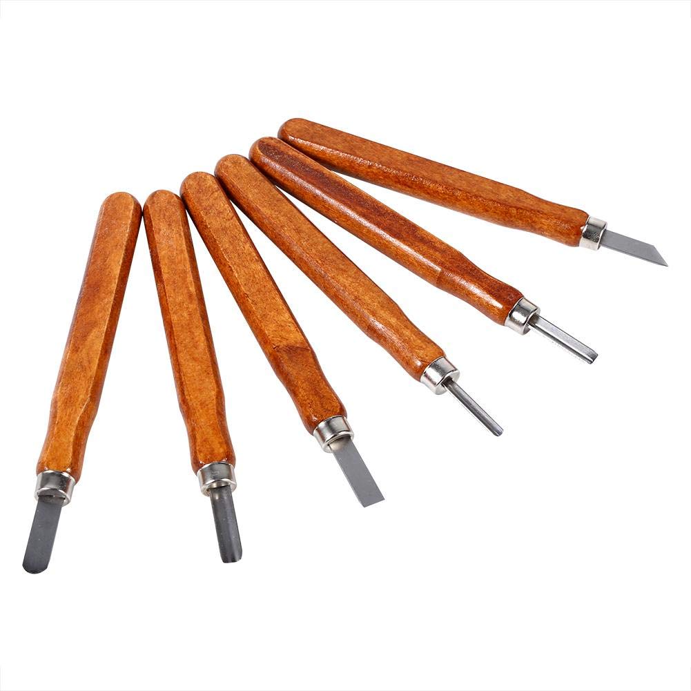 Wood Carving Tools, 3/6/9Pcs Wood Carving Knife Set, Mini Chisel Steel with Hand Handle, Hand Carving Tool Set for DIY Sculpture Carpenter Experts & Beginners, Wood Carving Kit
