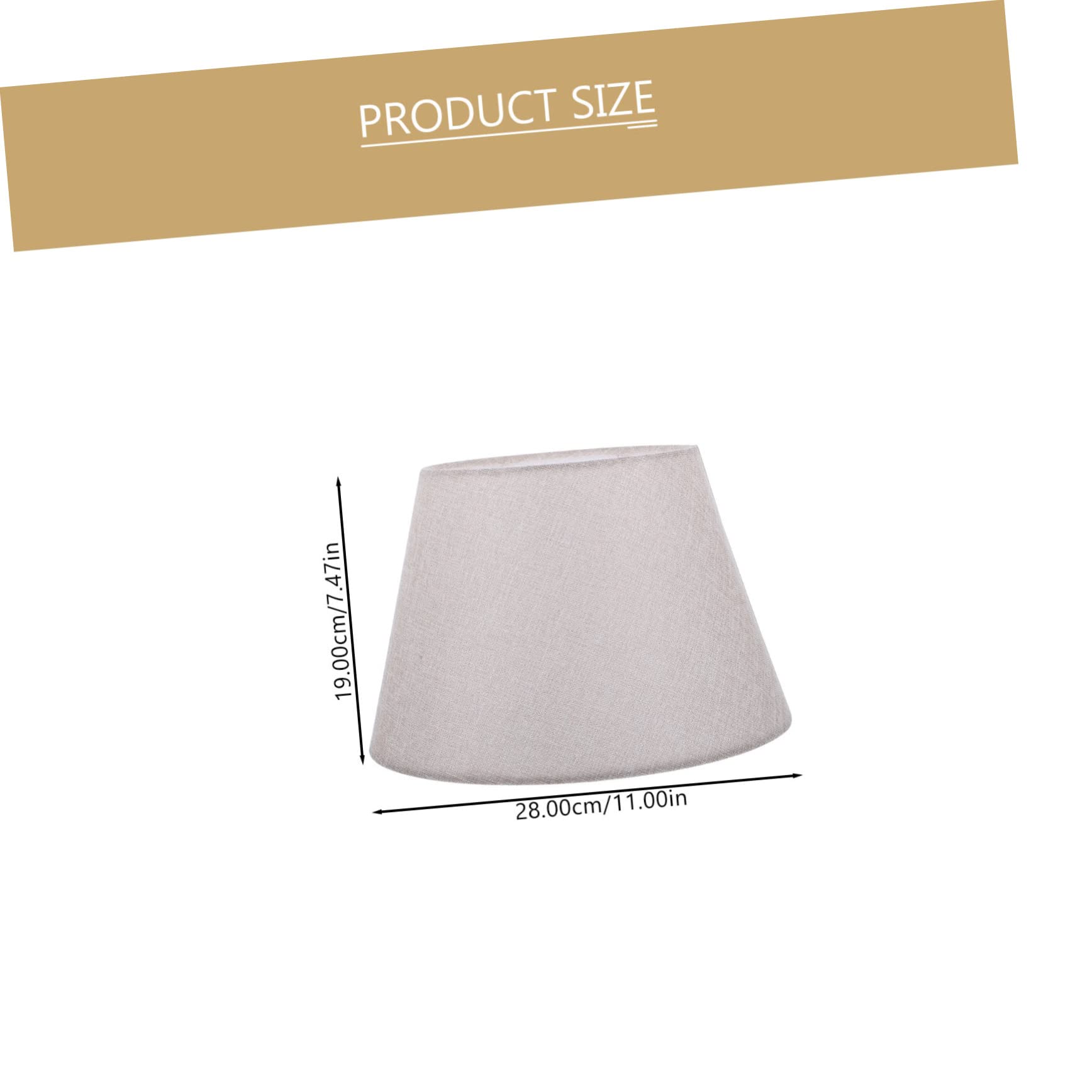 Lampenabdeckung, Lichtschirm Tischlampe Pendellampe Lampenschirm Tischplatte Dekor(Beige)