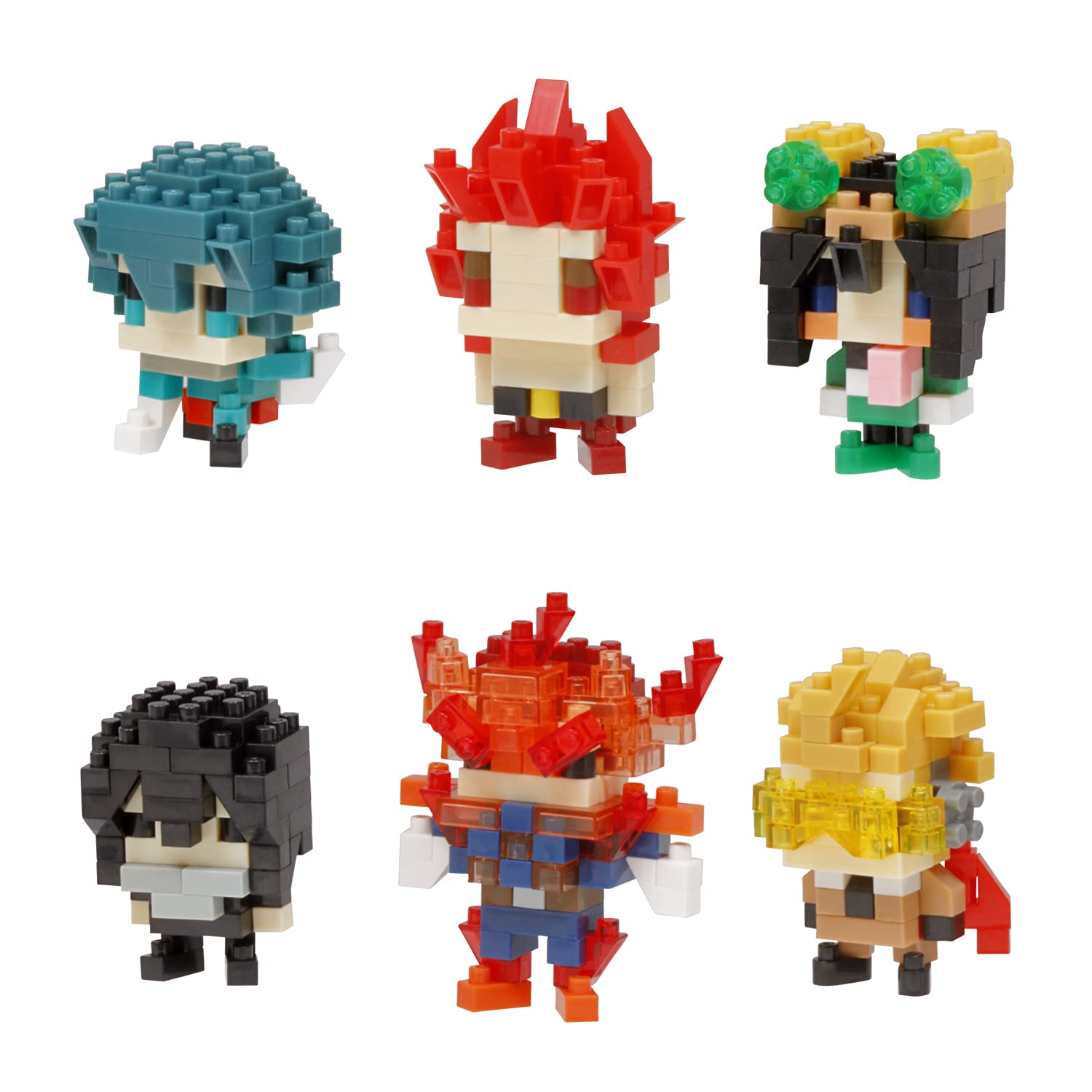 nanoblock - My Hero Academia Vol. 2 (Blind Box Complete Set), mininano Series Building Kit