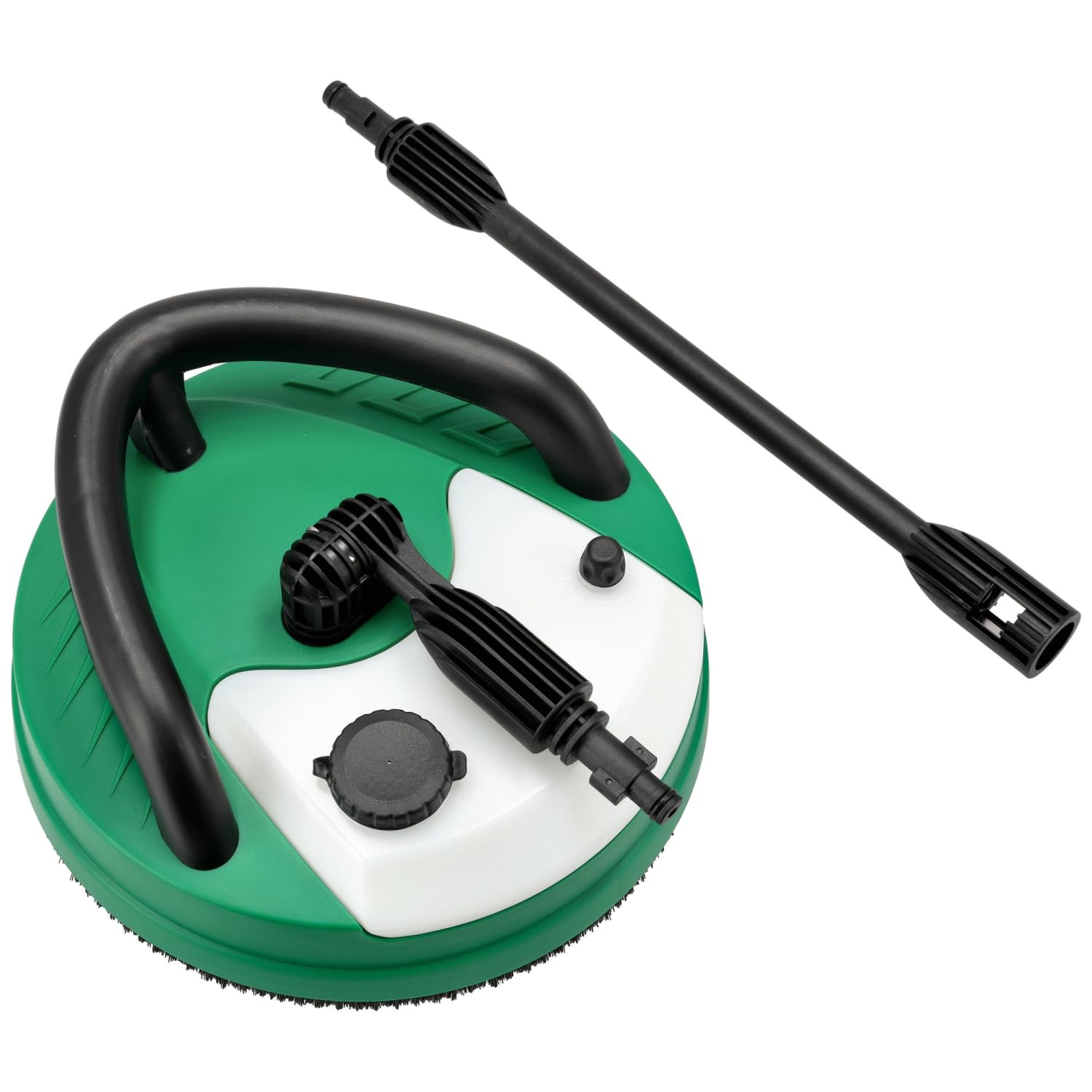 STALCO Patio Brosse rotative avec Lance pour Nettoyeur Haute Pression – Brosse de Surface avec réservoir de détergent intégré, raccord Rapide, pour terrasse et façade