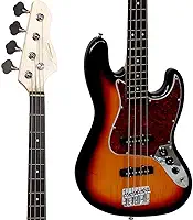Contrabaixo Elétrico JAZZ BASS 4 Cordas GB 100 Sunburst/ Turtle GIANNINI