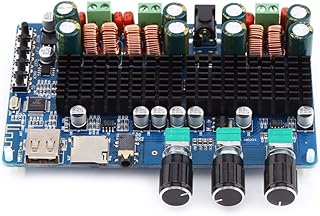 Subwoofer Power Amplifier, Power Amplifier Board Digital 2.1 Channel Amplifier Board Bluetooth USB TF Input 50W+50W Stereo 100W Subwoofer Amplifiers