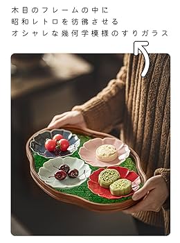 Amazon.co.jp: IwaiLoft「シノワズリ・レトロ」フローラガラス