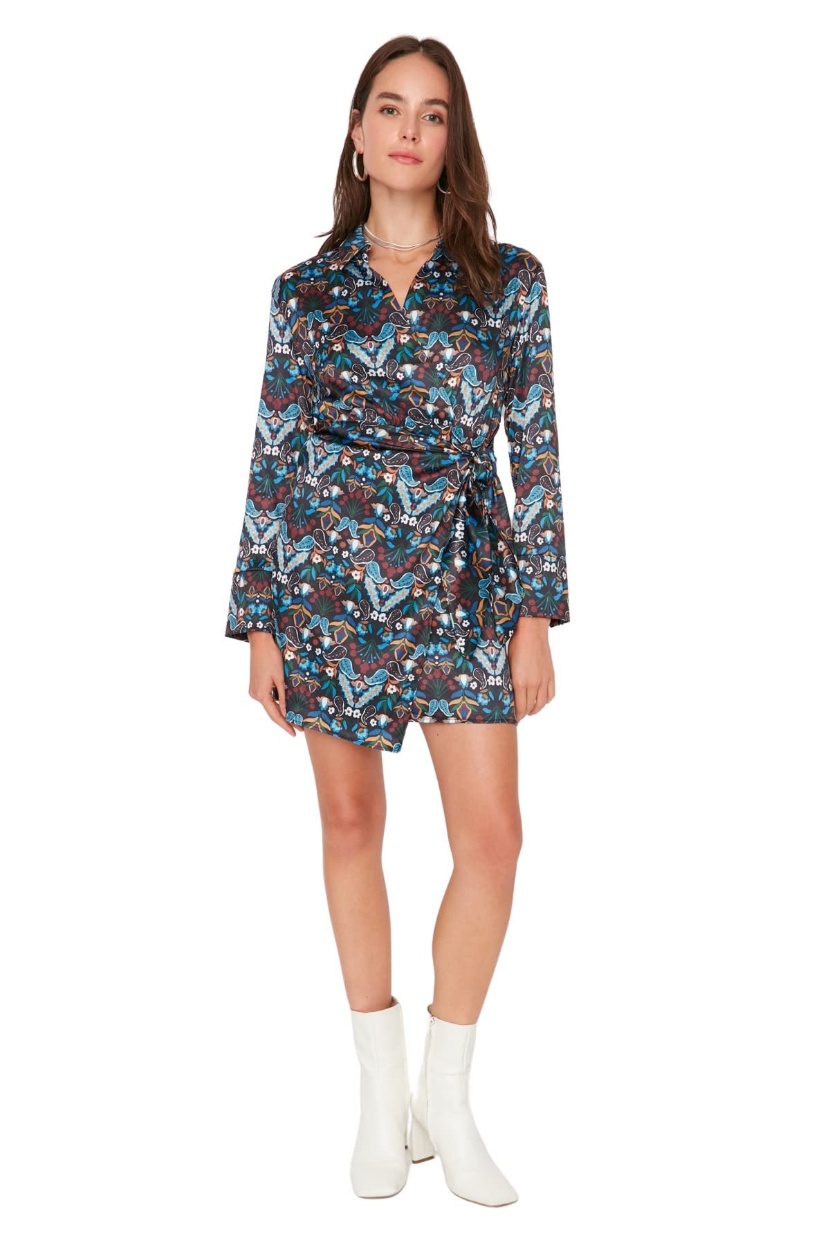 Trendyol Dress - Black - Double-Breasted
