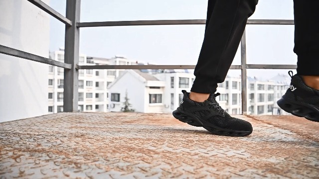 Scarpe Antinfortunistiche BRCHILE38 - Pelle, Suola EVA/Gomma, Punta In Acciaio, Categoria SB FO SRA, Nero/Blu - Foto 10