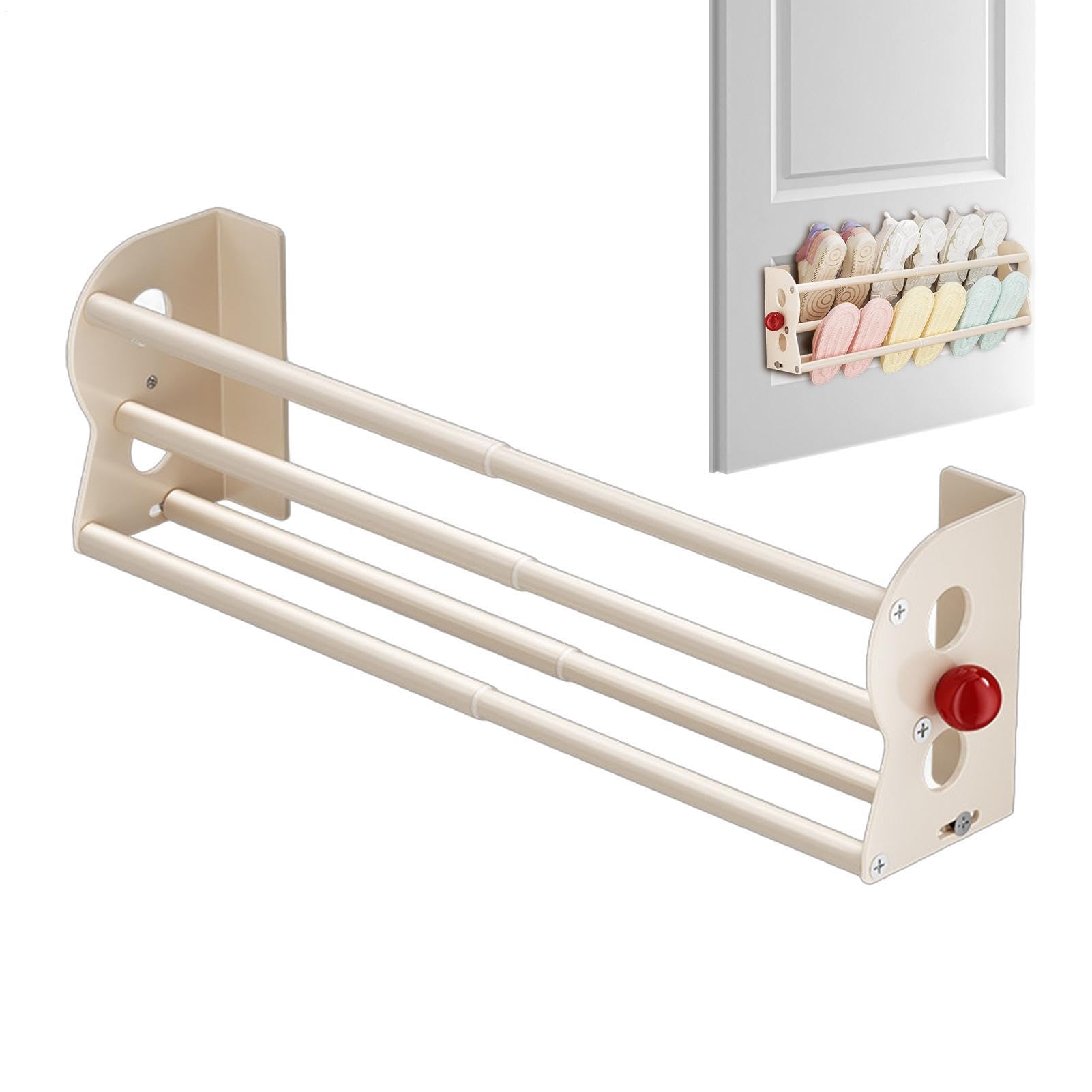 Scarpiera da parete senza trapano magnetica organizer a 2