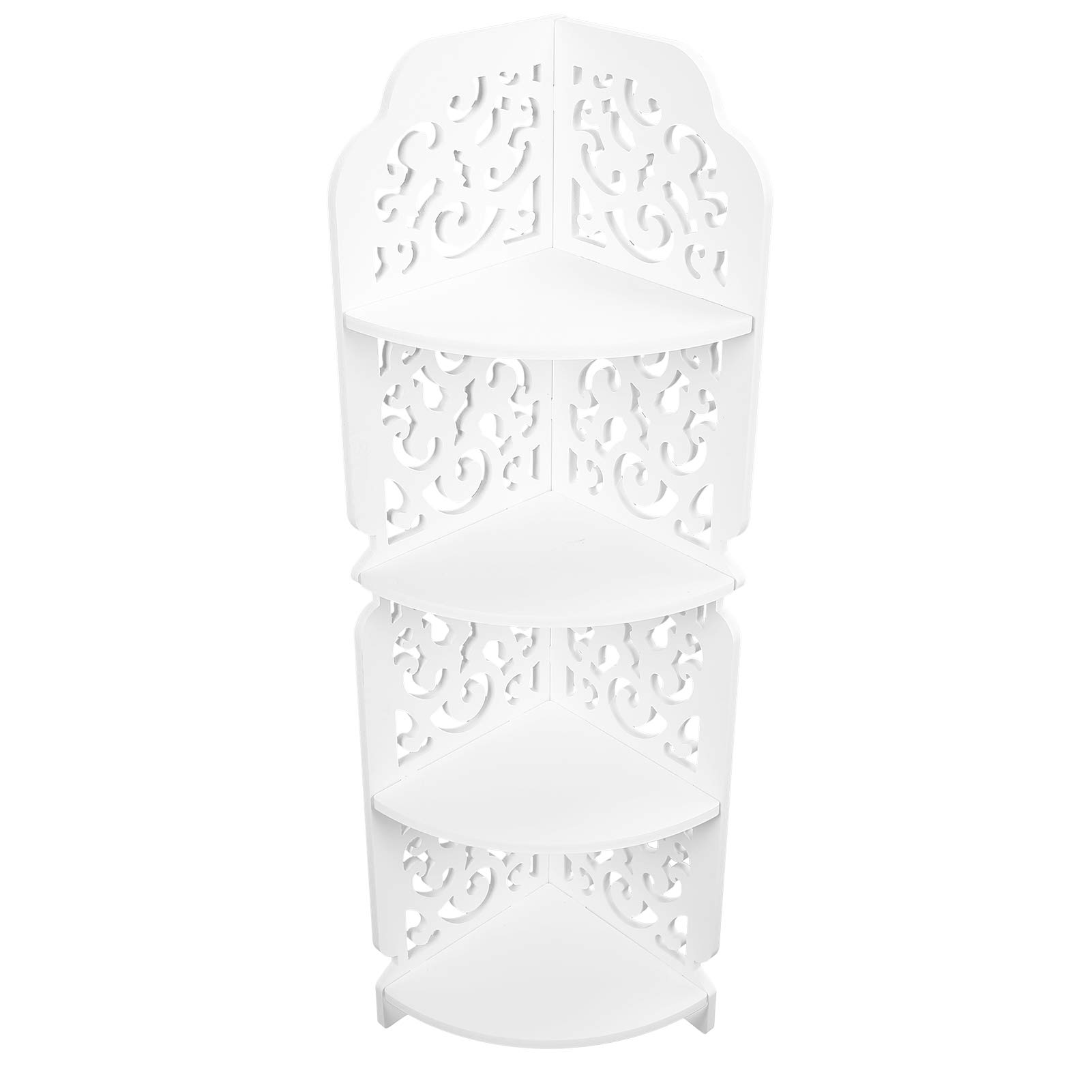 4-stöckiges Eckregal – Mehrzweck-Rostfreies Regal, wasserdichtes Eckregal & Badezimmer-Caddy, ideal für Duschen und kleine Räume