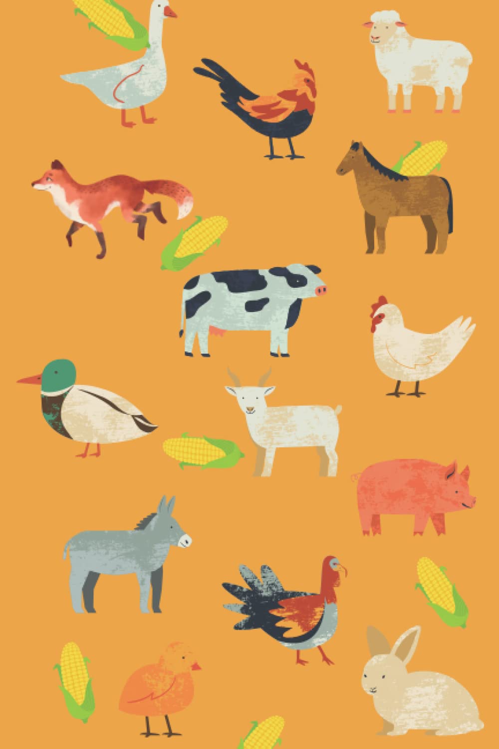 Farm Animal Lined Notebook Journal