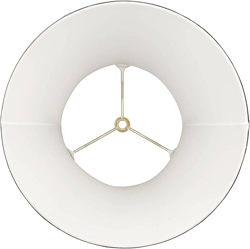 Miniatura 5 de Juego de 2 pantallas de campana pequeña gris peltre de 7 pulgadas superior x 12 pulgadas inferior x 9 pulgadas de alto (araña) de repuesto con arpa