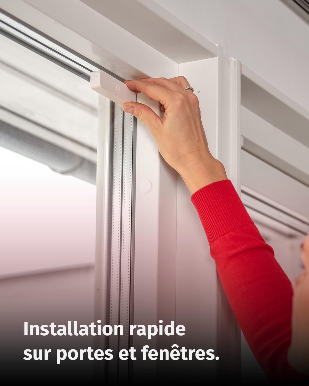 Accessoire certifié Verisure, Détecteur de Choc, Alarme Maison, Pack de 2, Compatible Kits DIY Uniquement