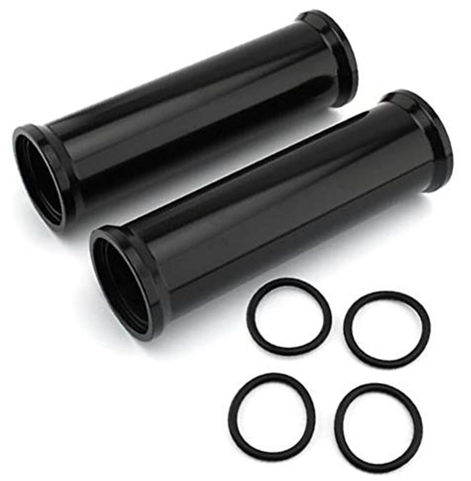 CNC anteriore, copertura forcella ammortizzatore superiore moto, soffietti forcella, for Harley, XL883 1200 2000-2021#B Protezione per la forcella della moto(BLACK#B)