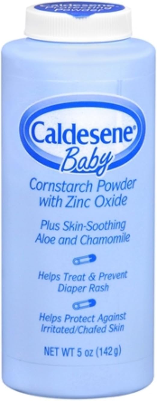 Caldesene Cornstarch Baby Powder with Zinc Oxide, TalcFree
