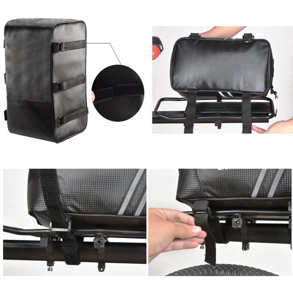 Borsa da bicicletta impermeabile, riflettente per viaggi e pendolarismo, 15 l
