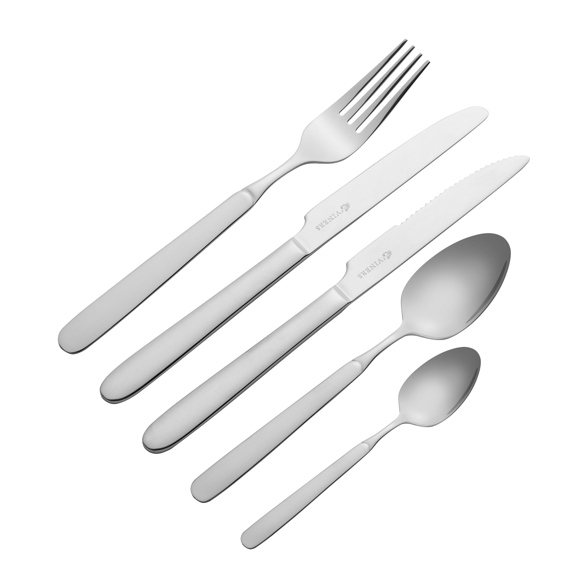 Viners Marple 20 Piece Cutlery Set | 18/0 Stainless Steel | Teardrop Style, Mirror Polish | Serves 4 | Dishwasher Safe