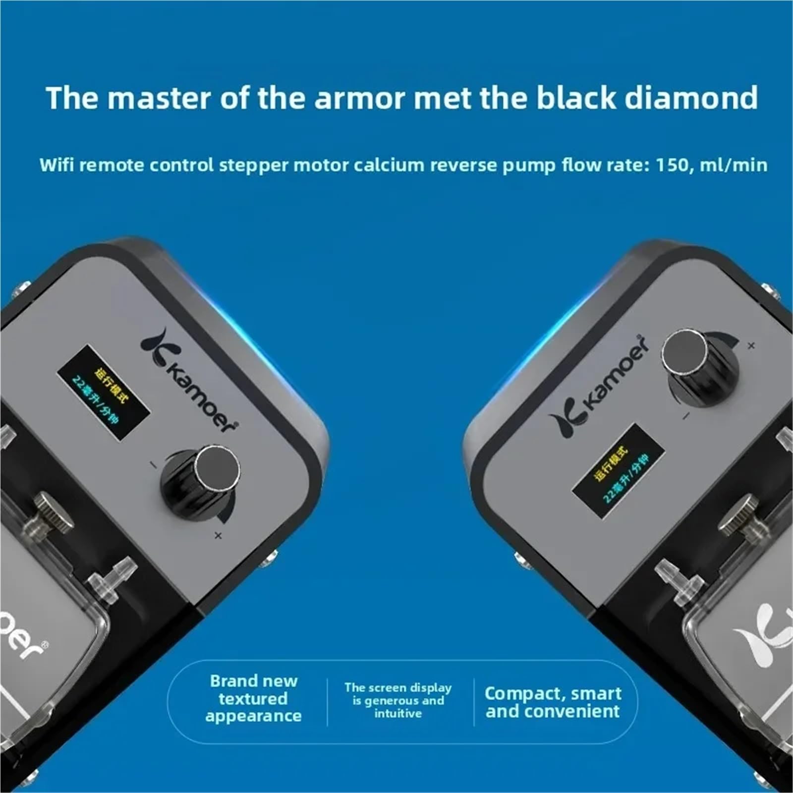Pompe doseuse péristaltique à fonctionnement continu FX-STP3 for réacteur à calcium d'aquarium récifal