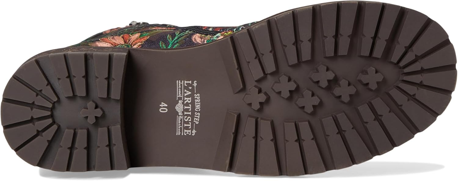 Spring Step L'Artiste Cordea Booties | Embroidered Leather Ankle Boots with Studded Details - Image 4