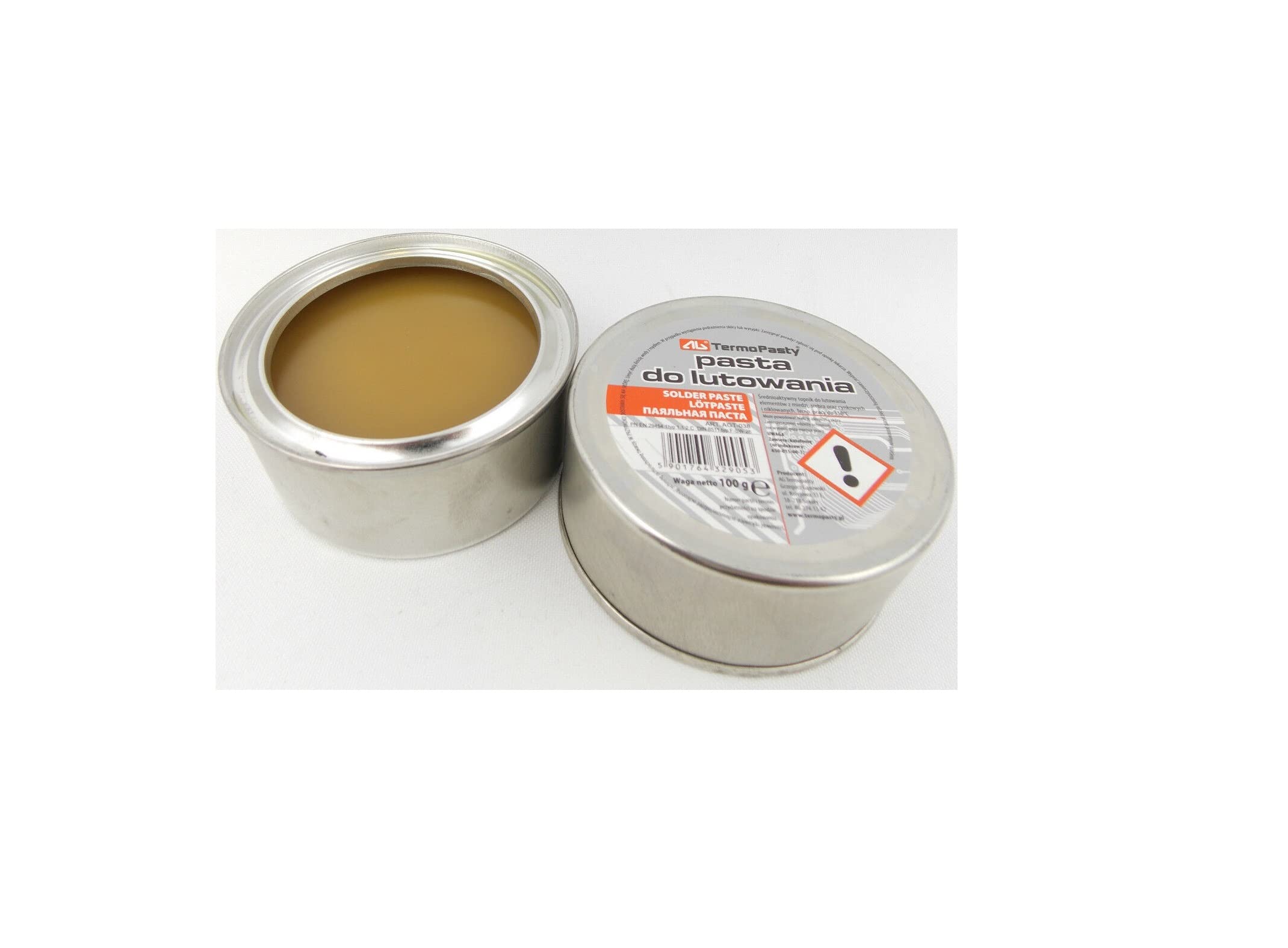 Flux Soldering Paste 100g Tin for Electronics SMD Plumbing DIY etc. Solder Pastes Materials Accessories for Easy Soldering of Copper Silver Zinc and Nickel Items (2)