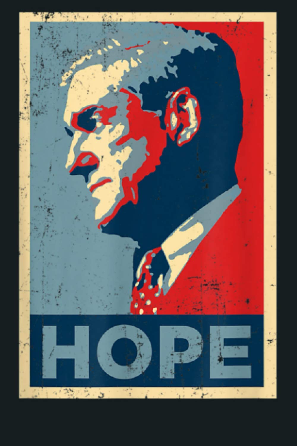 Robert Mueller HOPE Obama Style Vintage Look: Notebook Planner - 6x9 inch Daily Planner Journal, To Do List Notebook, Daily Organizer, 114 Pages