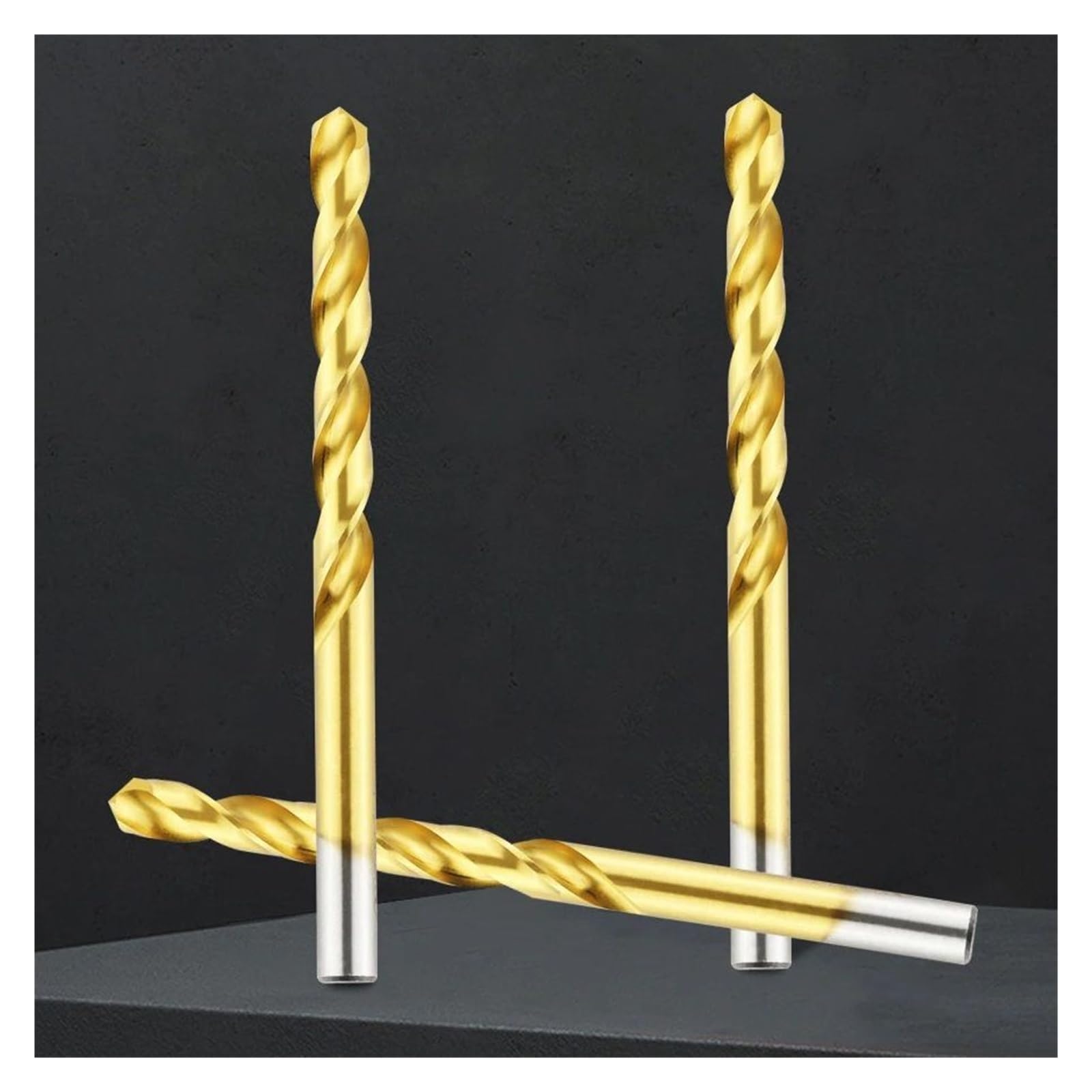 Zestaw 5 wierteł kobaltowych HSS do stali nierdzewnej, metalu i stopów, zestaw narzędzi do wierteł spiralnych ze stali szybkotnącej (6542)(6.0mm)