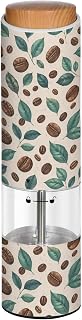 Coffee Beans Electric Pepper Grinder for Kitchen | Compact Battery Operated Mill with LED Light & Adjustable Coarseness, One-Touch Grinding Brightens Every Meal