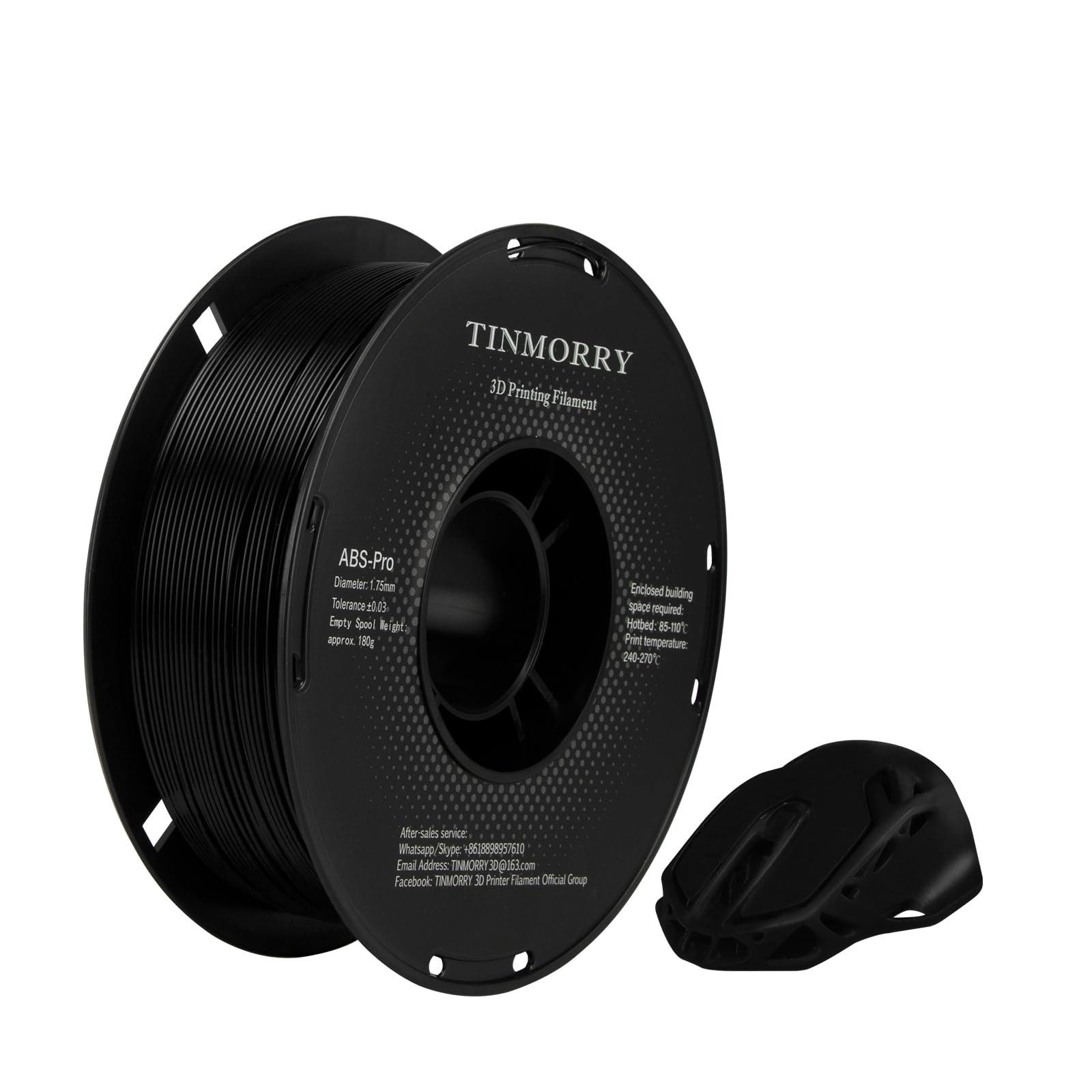 Amazon.co.jp: TINMORRY ABSフィラメント1.75mm、ABS（Pro）3D