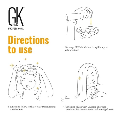 Miniatura 4 de Global Keratin GK Hair Champú hidratante y acondicionador Set 10.1fl oz I Leave in Conditioner Spray (4.1fl oz4 fl. oz)