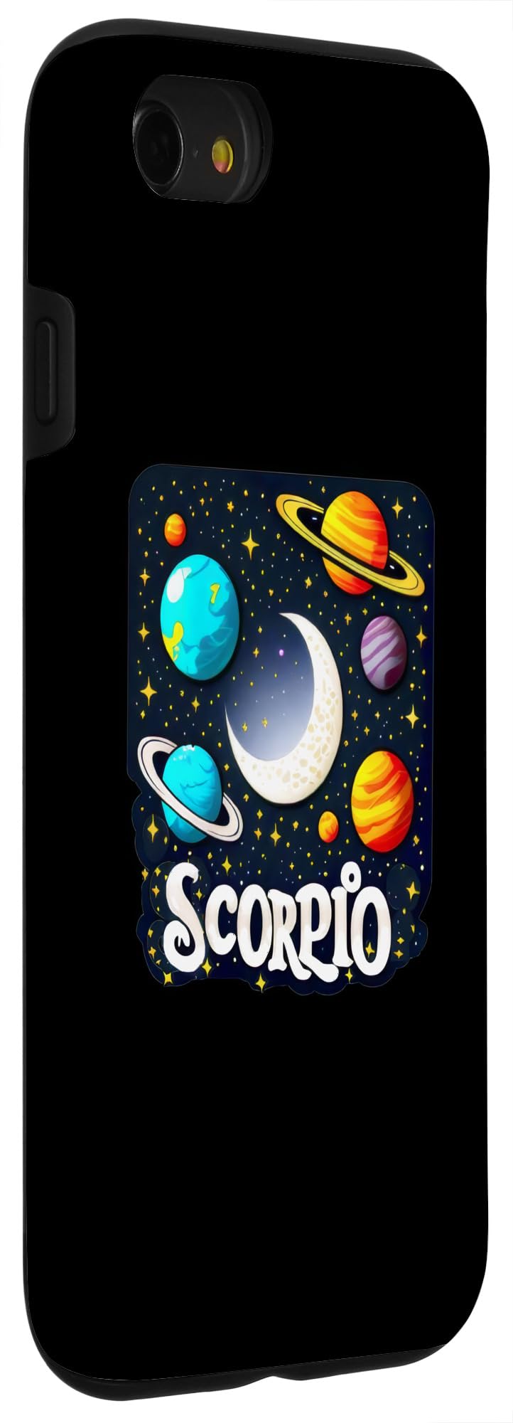 iPhone SE (2020) / 7 / 8 Scorpio astrology sun sign galaxy moon planet stars zodiac Case - Image 3