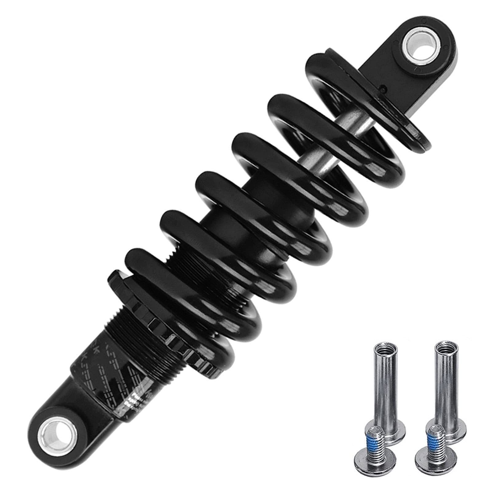 ZXGSXIOU AuroraXQ Rear Shock Absorber Coil Spring 125mm 150mm 165mm 190mm Mountain Wheel Chair Bike Suspension Shock(125mm,1000Lbs)