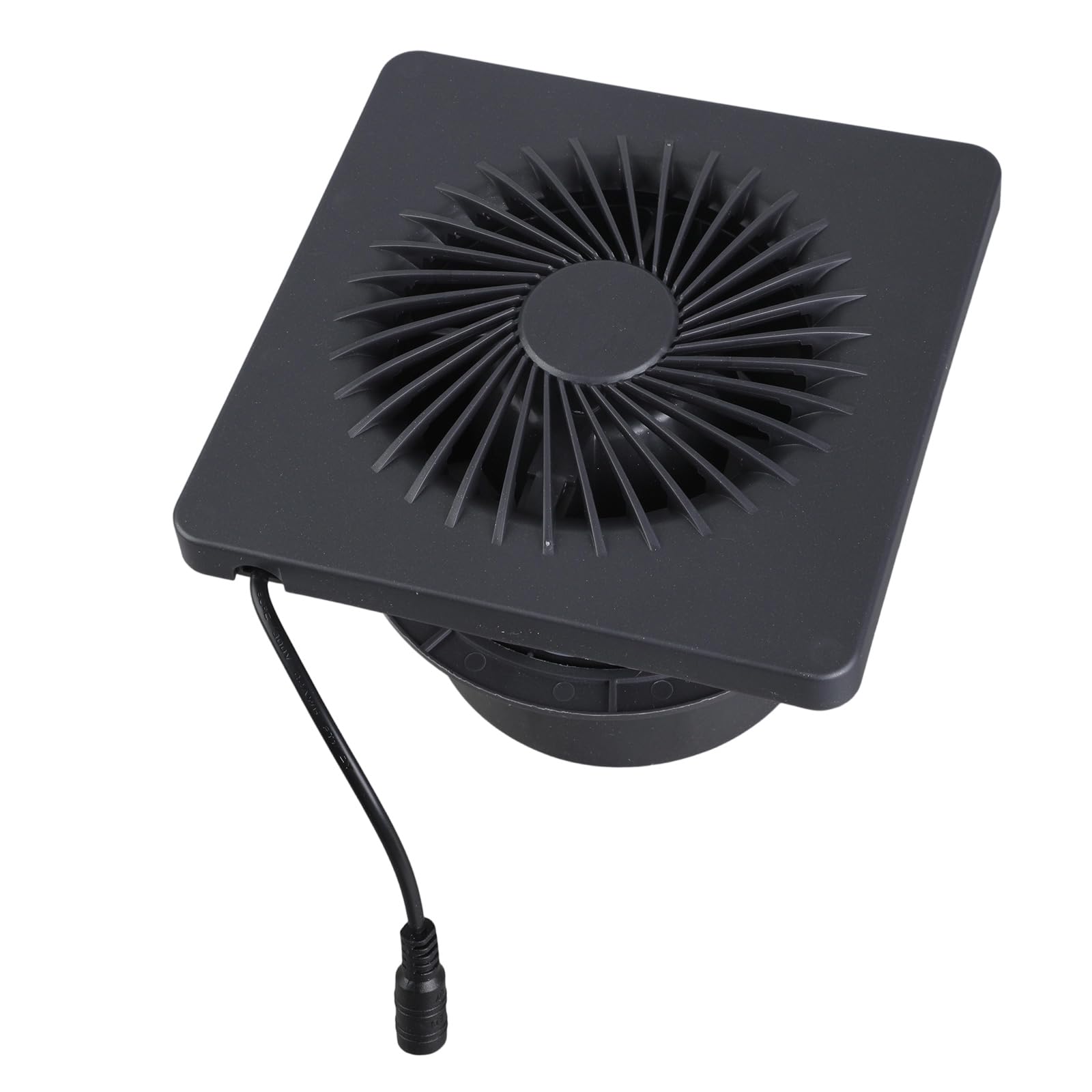 Extractor de aire de 4 pulgadas con Panel Solar de 8W para ventilación exterior en invernaderos, gallineros, cobertizos, ventilador de ventilación Solar silencioso